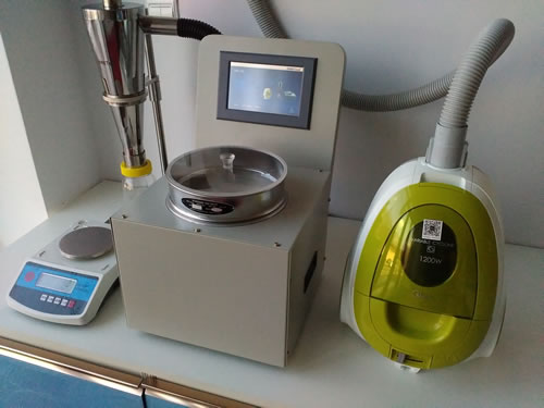 510-100 实验室振动筛与空气喷射筛气流筛分仪